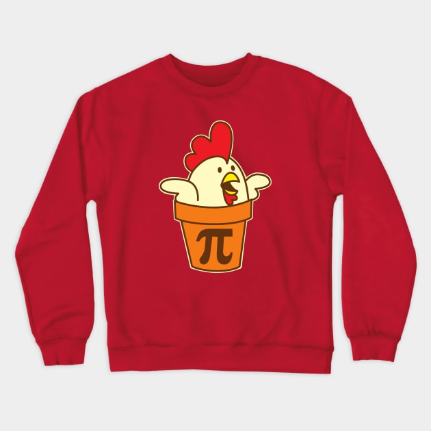 Chicken Pot Pi Crewneck Sweatshirt by DetourShirts